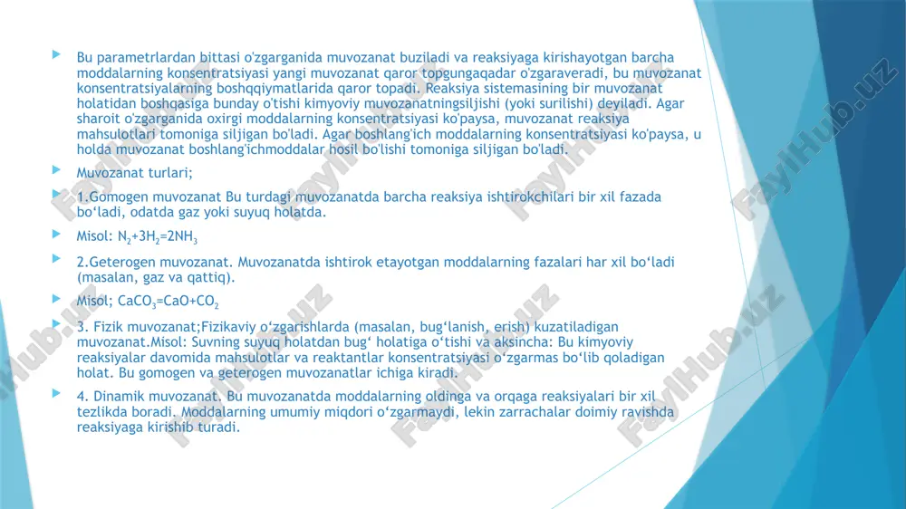 ik ekvivalenti qiymatini hisoblab chiqdi. u bu qiymatni hisoblashda ideal sharoitlarni faraz qilgan va natijasi hozirgi aniq qiymatlarga juda yaqin chiqqan (1 kaloriya ≈ 4.18 j). mayerning ishlari termodinamikaning ilmiy asoslarini yaratishda juda muhim bo‘lgan. garchi u ximik bo‘lmasa-da (aslida vrach edi), uning termodinamika qonunlaridagi ishlari kimyoda muhim o’rin tutar edi. birinchi qonun 1842 yilda r.meyer, ikkinchi qonun (birinchisidan avval) 1824 yilda s.karno va uchinchi qonun 1912 yilda nernest tomonidan kashf etilgan va ta'riflangan. kimyoviy termodinamika ham o’z atamalariga ega bo’lib ular quyidagilardir; sistema deb tashqi muhitdan fikran yoki ma'lum chegara bilan ajratilgan alohida jismga yoki bir-biri bilan o’zaro ta'sirdagi bir necha jismlar to’plamiga aytiladi. ajratilgan sistema deb tashqi muhit bilan issiqlik va ish almashmaydigan, ya'ni energiyasi va xajmi o’zgarmas bo’lgan sistemaga aytiladi. agarda chegara orqali energiya o’tsa sistema yopiq sistema deb ataladi. sistema tashqi bilan energiya va modda almashmasa ochiq sistema deyiladi. agarda qobiq energiya o’tkazmasa sistemada sodir bo’layotgan …