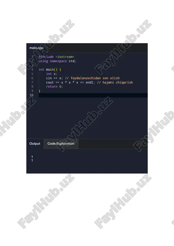 c++ javoblari - Page 4