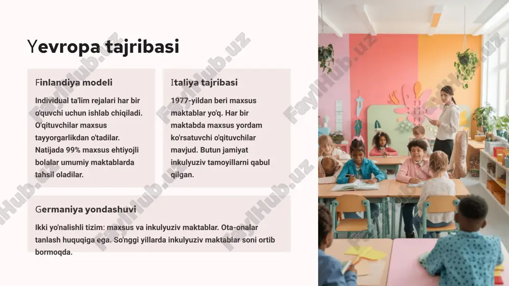 inkulyuziv ta'limni rivojlantirishdagi xalqaro tajribalar - Page 4