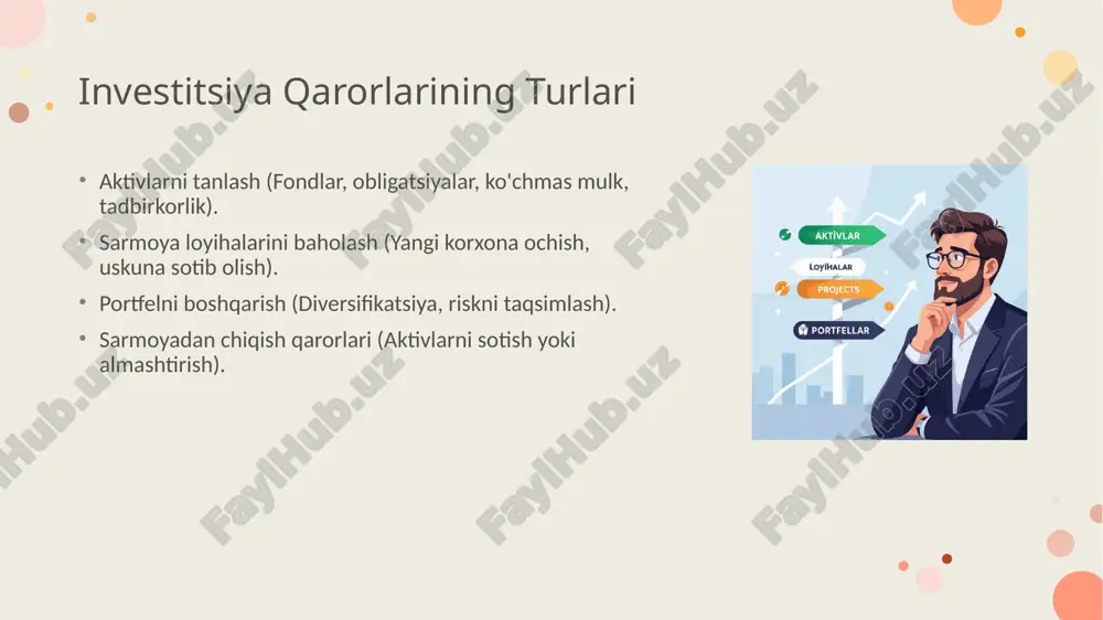 investitsion qarorlarni qabul qilish - Page 4