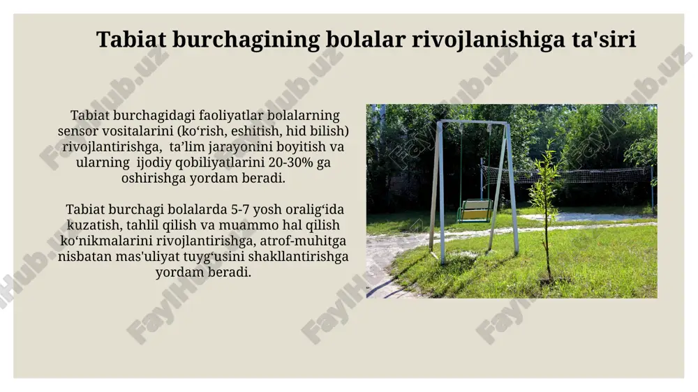 tabiat burchagini tashkil etish - Page 4