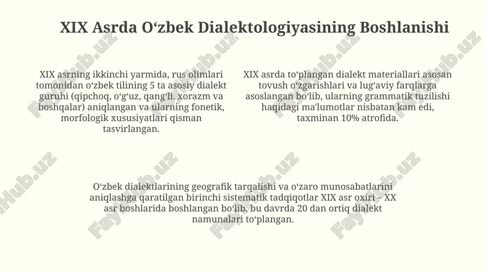 mustaqillikka qadar bòlgan òzbek dialektologiyasi - Page 4