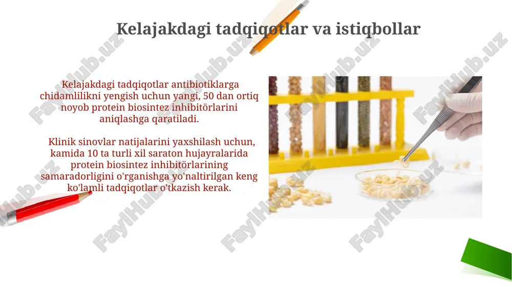 oqsil biosintezining ingibitorlari - Page 4