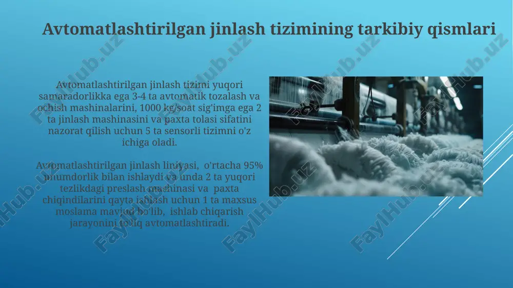 paxta tozalash zavodida kiplash jarayonini avtomatlashtirish - Page 4