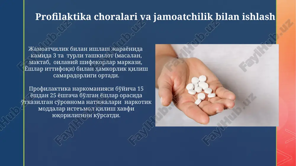 aljezik ta'sirga ega bo'lib, og'riqni boshqarishning boshqa usullari samarasiz bo'lgan holatlarda, masalan, saraton kasalligi bilan bog'liq og'riqlarda qo'llaniladi. amfetaminlar: sintetik stimulantlar amfetaminlarning haddan tashqari dozasi yurak urishi tezlashishi, qon bosimining keskin oshishi va hatto o'limga olib kelishi mumkin, shuning uchun dozani aniq nazorat qilish juda muhim. amfetaminlarning giyohvandlik xavfi yuqori, muntazam iste'mol qilish 10-15% hollarda giyohvandlikka olib kelishi mumkin, bu esa jiddiy sog'liq muammolariga olib keladi. og'riq qoldiruvchi vositalar sifatida opioidlar kuchli opioidlar, masalan, fentanil, oddiy opioidlarga nisbatan 50-100 baravar kuchliroq boʻlib, kamroq dozada ham kuchli ogʻriq qoldiruvchi taʼsir koʻrsatadi. opioidlar ogʻriqni qoldiruvchi kuchli taʼsirga ega boʻlib, ularning 10 mg morfin ekvivalenti ogʻriqni 7-9 ballga kamaytirishi mumkin. tabiiy narkotiik moddalar: opiy va uning hosilalari opiyning haddan tashqari dozasi nafas olishning susayishi, komaga va hatto o'limga olib kelishi mumkin, shuning uchun uni faqat shifokor nazorati ostida qo'llash kerak. opiy tarkibida 20 dan ortiq alkaloidlar, jumladan, morfin, kodein va tebain kabi kuchli …