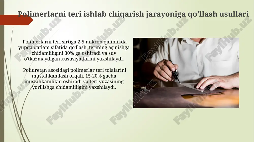 polimer materiyallardan ishlab chiqarilgan charm - Page 4