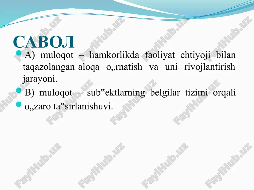 muloqot va shaxslararo munosabatlar psixologiyasi - Page 4