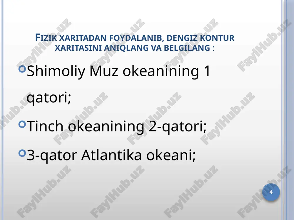 rossiyani yuvadigan dengizlarning xususiyatlari bilan tanishish - Page 4
