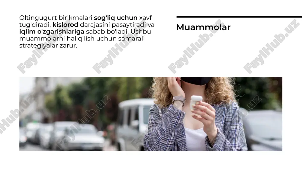 atmosfera havosini oltingugurt birikmalardan tozalash - Page 4