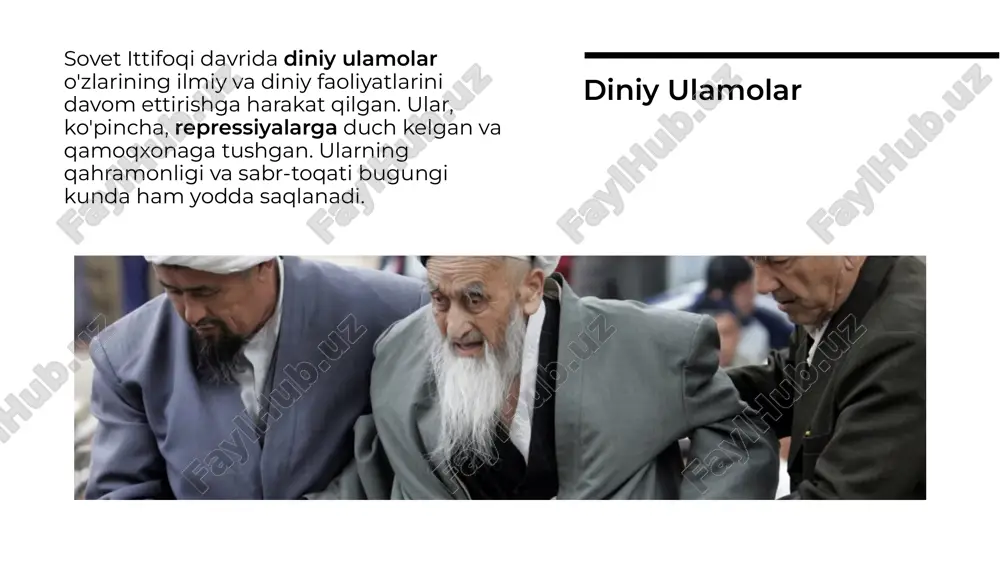 sovet ittifoqi yillarida diniy ulamolarning taqib qilinishi - Page 4