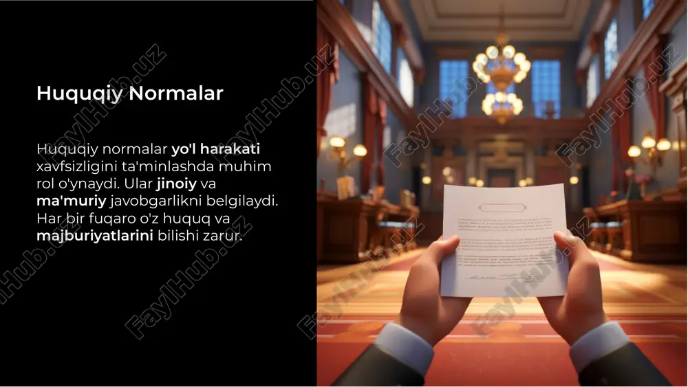 yo'l harakati xavfsizligi sohasidagi asosiy huquqiy normalar - Page 4
