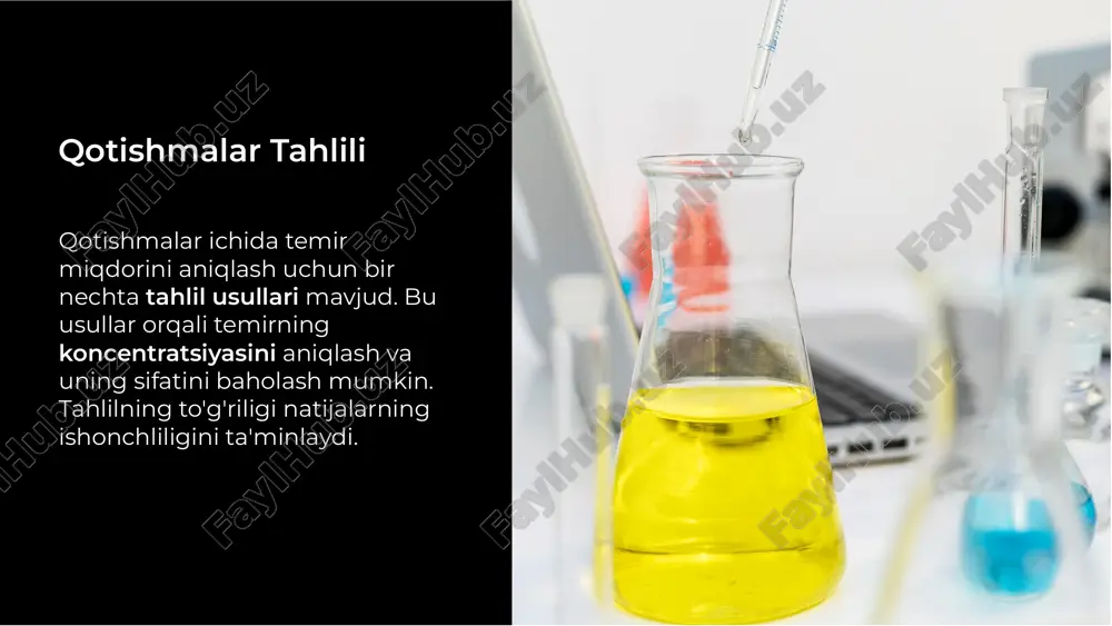 qotishmalar va rudalar tarkibidagi temirning miqdori - Page 4