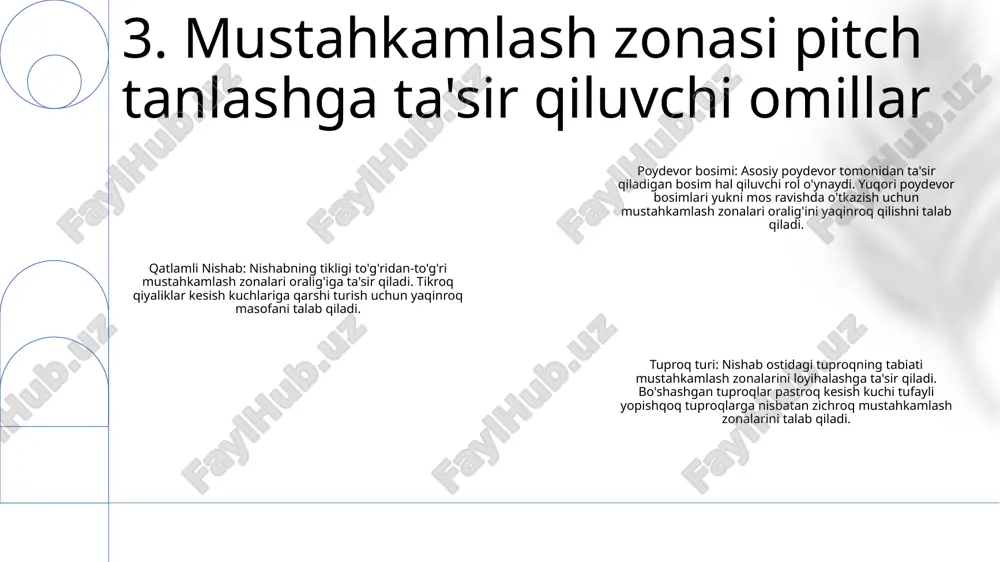 osa 3: muhandislar uchun kengaytirilgan loyihalash strategiyalari: ushbu tadqiqot natijalari konstruktiv muhandislar uchun qimmatli tushunchalarni beradi, bu ularga dizayn strategiyalarini takomillashtirish va temir-beton konstruksiyalarning uzoq umr ko'rishini ta'minlash imkonini beradi. 8. xulosa e'tiboringiz uchun rahmat @taqdimot_robot image1.png /docprops/thumbnail.jpeg