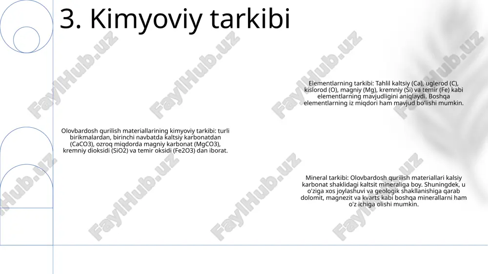 ateriallar ishlab chiqaruvchi yetakchi korxona. afzalliklari: zo'r issiqlik qarshiligi, past issiqlik o'tkazuvchanligi, kimyoviy hujumga chidamliligi va uzoq xizmat muddati. 12. o'tga chidamli ohak olovga chidamli quyma buyumlar: bu yuqori samarali qurilish materiallari haddan tashqari harorat va og'ir sharoitlarga bardosh berishga mo'ljallangan bo'lib, ularni o'choq qoplamalari, issiqlik bilan ishlov berish uskunalari va boshqa sanoat sharoitlari kabi ilovalar uchun ideal qiladi. olovbardosh qurilish materiallari: ushbu ixtisoslashtirilgan materiallarning yetakchi ishlab chiqaruvchisi bo'lgan olovbardosh sanoatning muayyan talablariga moslashtirilgan to'liq assortimentni ishlab chiqarishga ixtisoslashgan. ularning mahsulotlari chidamliligi, issiqlik samaradorligi va kimyoviy korroziyaga chidamliligi bilan mashhur. ilovalar: olovga chidamli quyma buyumlar temir va po'lat ishlab chiqarish, tsement ishlab chiqarish, shisha ishlab chiqarish va energiya ishlab chiqarish kabi sohalarda keng qo'llaniladi 13. olovga chidamli quyma buyumlar olovga chidamli qoplamalar bo‘yicha mutaxassislar: “olovbardosh qurilish materiallari” kompaniyasi yuqori samarali o‘tga chidamli qoplamalar ishlab chiqarish bo‘yicha o‘zining tajribasi bilan mashhur. ularning qoplamalari sanoat uskunalarini haddan tashqari issiqlik, aşınma va korroziyadan …