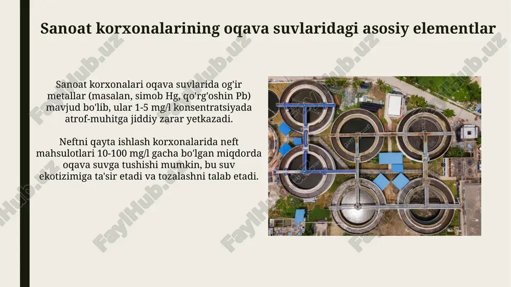 sanoat korxonalari suvlarini har xil elementlaridan tozalash - Page 4