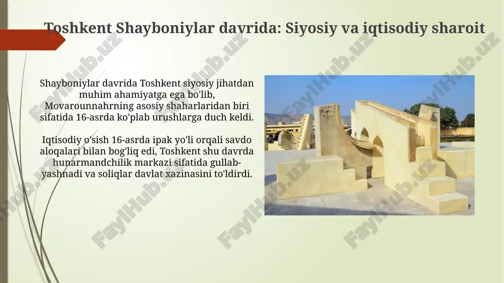 shayboniylar davrida toshkent me'moriy yodgorliklar - Page 4