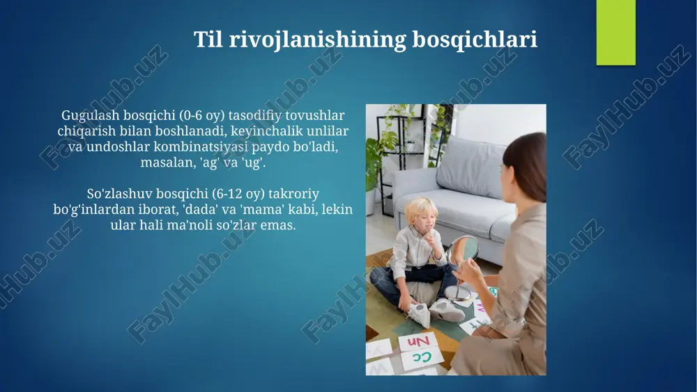 psixolingvistika. bolalar tilining ilk rivojlanish davri. - Page 4