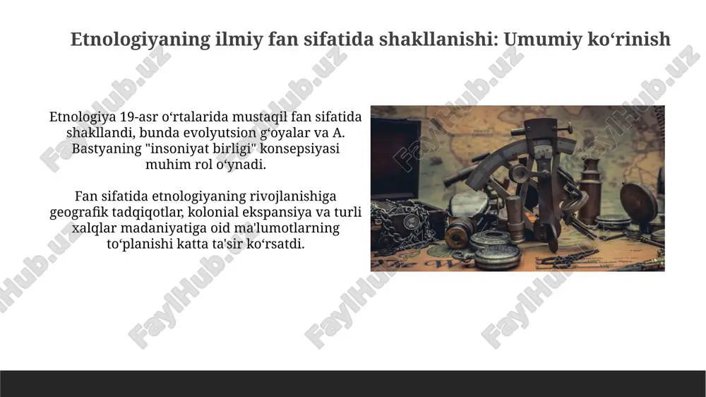 etnologiyaning mustaqil fan sifatida xix asr oʻrtalarida shakillanishi - Page 4
