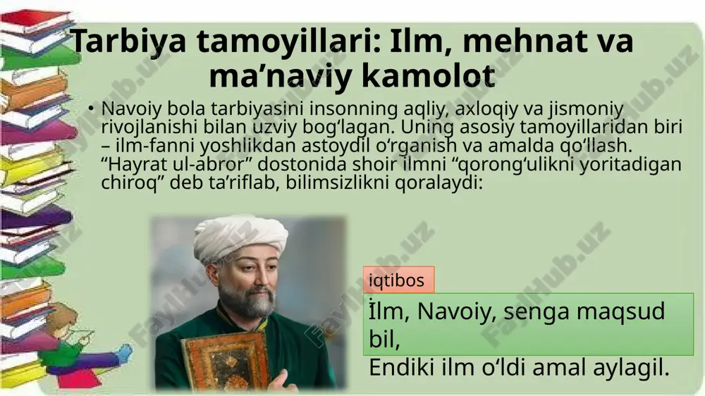 alisher navoiy asarlarida bola tarbiyasi - Page 4
