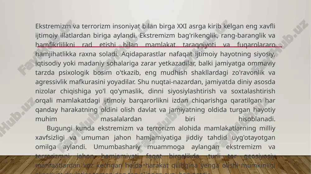 o’zbekistonning terrorizmga qarshi kurash tajribasi - Page 4
