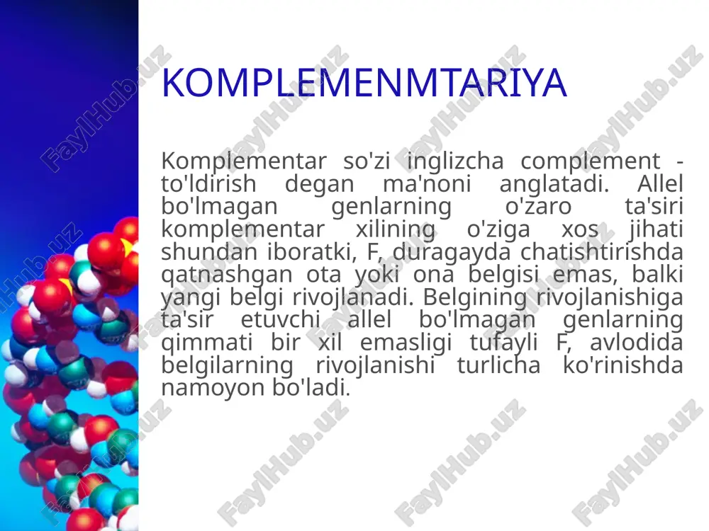 genlarning komplementar tasiri - Page 4