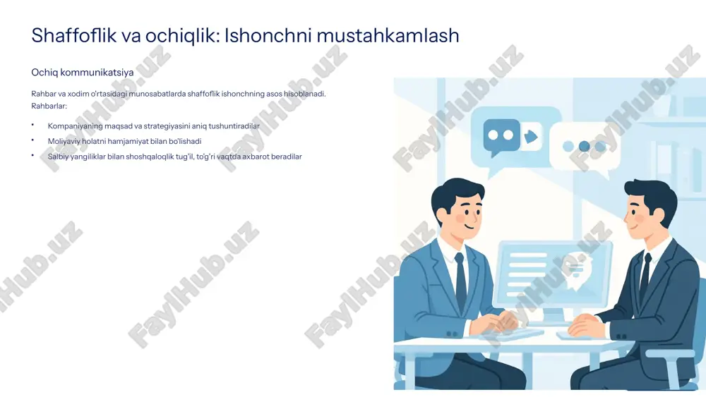 rahbar va xodim o'rtasidagi munosabatlarda etika masalalari - Page 4