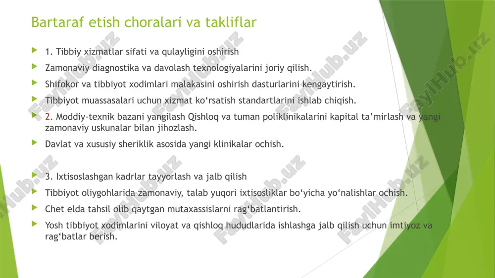 o’zbekiston respublikasida sog’liqni saqlash soxasidagi muammolar va ularni bartaraf etish - Page 4