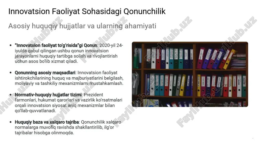 innovatsion faoliyat sohasidagi respublika, tarmoq va hududiy davlat dasturlari. - Page 4