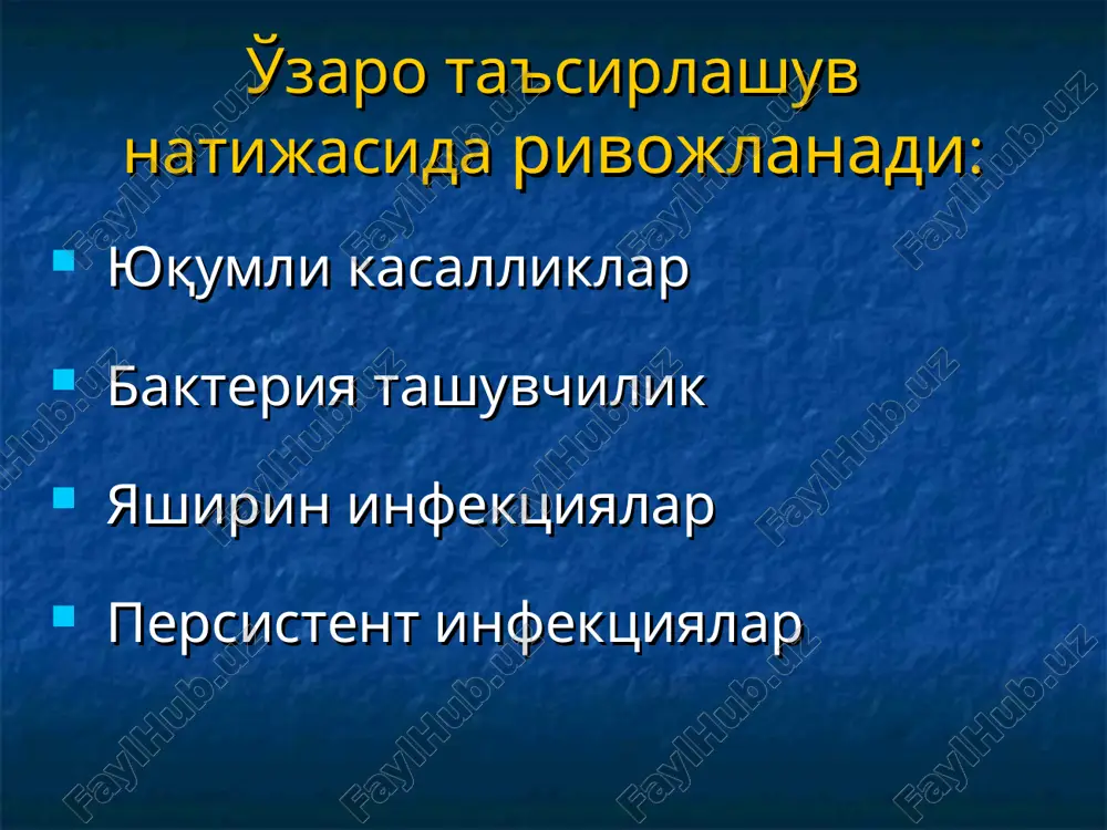 infektsiya xaqida tushuncha - Page 4