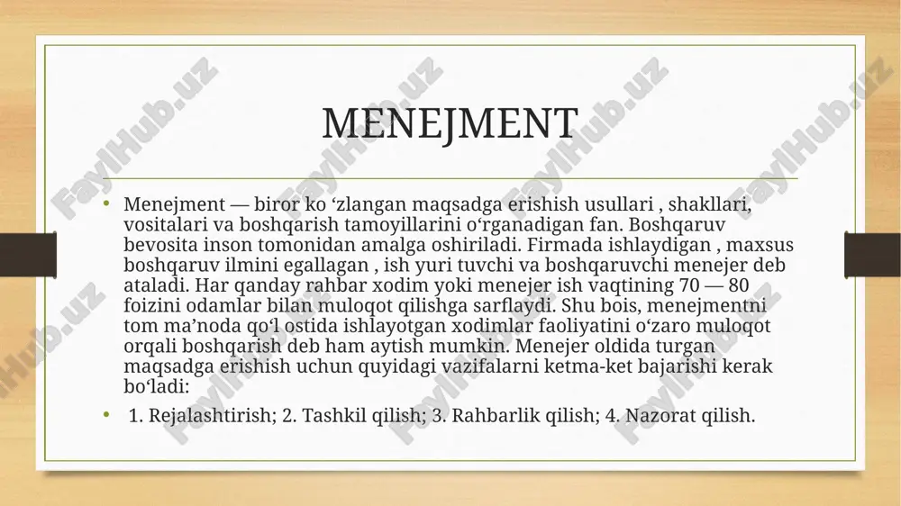 firmani boshqarish —menejment - Page 4