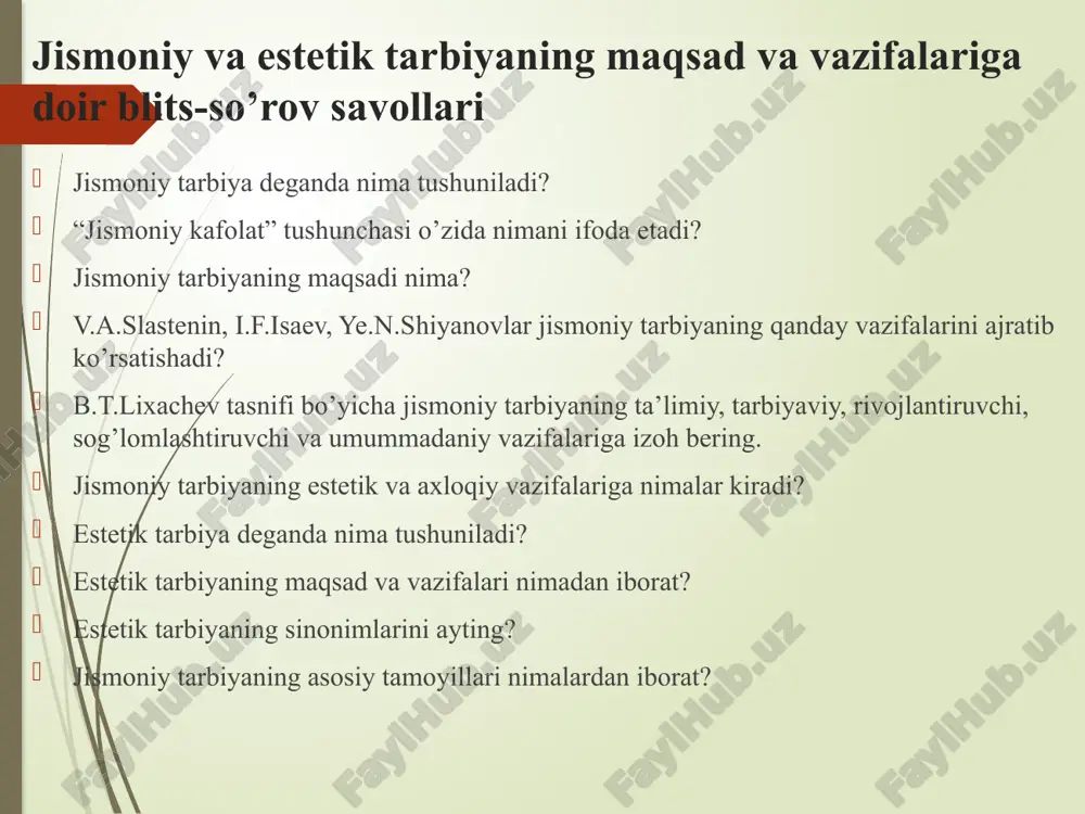 o’quvchilarning jismoniy va estetik tarbiyasi - Page 4