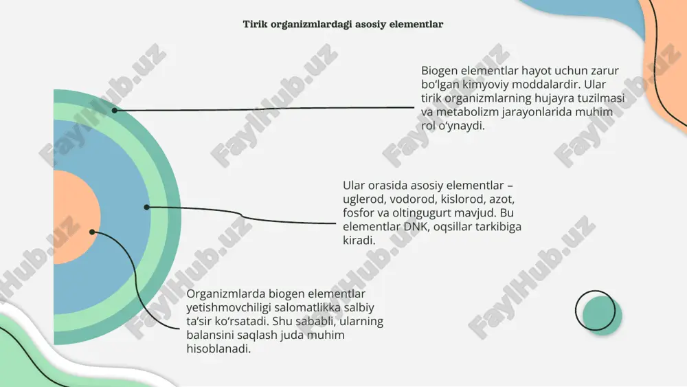 biogen elementlar va ularning ahamiyati - Page 4