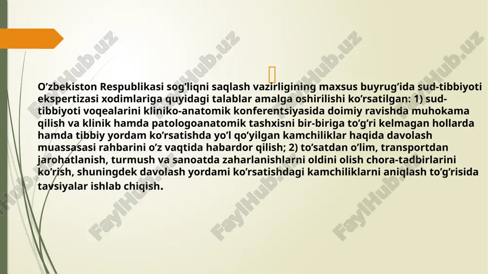 sud psixiatriyasining tibbiyot fanlari va vazifalari - Page 4
