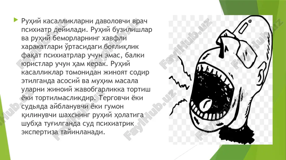 sud tibbiyoti va psixiatriyasi - Page 4