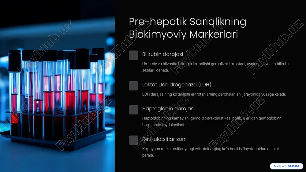 sariqlikning biokimyoviy differensial tashxisi va biokimyosi - Page 4