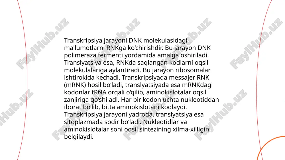 etik regulyatsiyaning chuqur tadqiqoti zamonaviy genetik muammolarni tushunish va davolash usullarini ishlab chiqishda muhim ahamiyatga ega. genlar ta'sirining boshqarilishi,hujayra differensirofkasi boyxonov oybek e'tiboringiz uchun raxmat! image1.png image2.png image3.png image4.jpg image5.png image6.jpg image7.jpg /docprops/thumbnail.jpeg