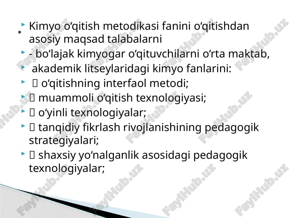 uradi. suv otlar, zamburuglar, ayniqsa bakteriyalarda spetsifiklik koeffitsienti 0,45 dan 1,80 gacha ozgaradi. dnkning spetsifiklik koeffitsienti sistematik belgilaridan bo’lib xizmat qiladi. chargaff qoidasiga kora, a=t, g=s, demak a+g=t+s, ya’ni purinli nukleotidlar soni pirimidinli nukleotidlar soniga teng. dnk nukleotid tarkibida shunday xususiyatga ega, bunday munosabatlar rnk ga xos emas. mana shu qoidaga asoslanib, 1953-yilda uotson va krik dnk ning tuzilishi modelini yaratdi. bu modelning asosiy xususiyatlari quyidagilardan iborat: . dnk molekulasi antiparallel ravishda yo’nalgan va boshidan oxirigacha vodorod bog’lari bilan bir-biriga bog’langan ikkita polinukleotid zanjirlaridan tuzilgan (mononukleotidlarning har biri vodorod bog’lari hosil qilishda qatnashadi). zanjirlar orasidagi vodorod bog’lari bir zanjir adenin qoldig’ining ikkinchi zanjir timin qoldig’i bilan (at jufti bilan) va bir zanjirning guanin qoldig’i ikkinchi zanjir sitozin qoldig’i (g…s jufti) ning o’ziga xos tarzda o’zaro ta’sir qilishi hisobiga hosil bo’ladi. dnk molekulasi bir zanjirning 1-lamchi strukturani 2-lamchi zanjir 1- lamchi strukturasiga komlementardir . ajratib olinib, tozalangan dnk va rnk maxsus …