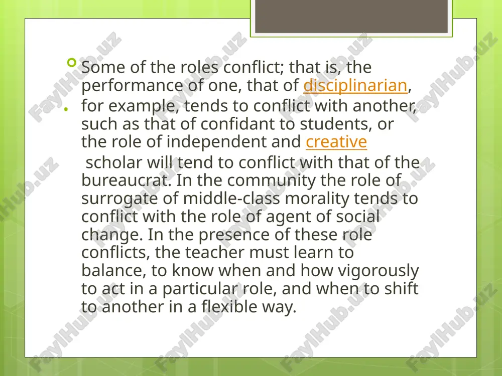 his or her autonomy is limited by the necessity that the students be well prepared for these external examinations. . in contrast to the power of the university governing board, the board of an elementary- or secondary-school system has, but generally delegates to the school administration, the power to determine what is taught. the school administration, consisting of the superintendent, school directors, inspectors, and curriculum specialists, has effective power over the curriculum and brings the classroom teacher into the process as much or as little as it chooses. with the growth of teachers’ unions and organizations, however, it appears that collective action by teachers is tending to increase the effective autonomy of the classroom teacher. administrative and legislative prescriptions for the school curriculum are generally resisted in principle by the teaching profession; the profession presumes itself better able to decide what to teach and how to teach it. . in …