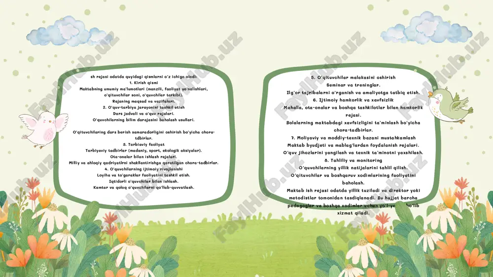 maktab ish rejasi, pedagogik kengash, metodik kengash mavzusida qiyosiy tahlil - Page 4