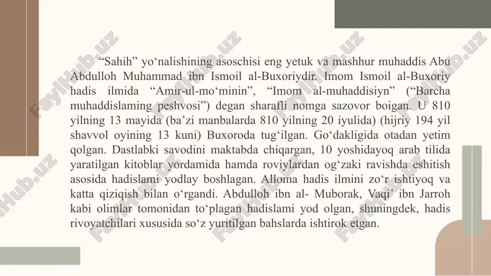 imom al-buxoriyning pedagogik g‘oyalari - Page 4