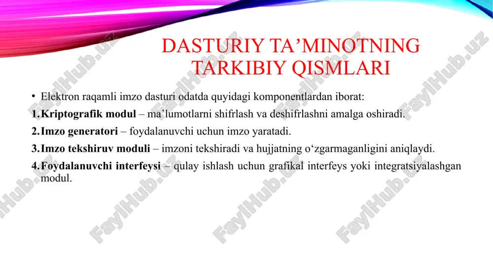 elektron raqamli imzoning dasturiy taʼminoti. - Page 4