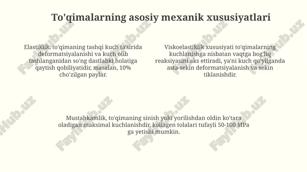 biologik to'qimalarning mexanik xususiyatlari - Page 4