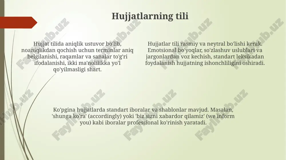 hujjatlarning vazifalari - Page 4