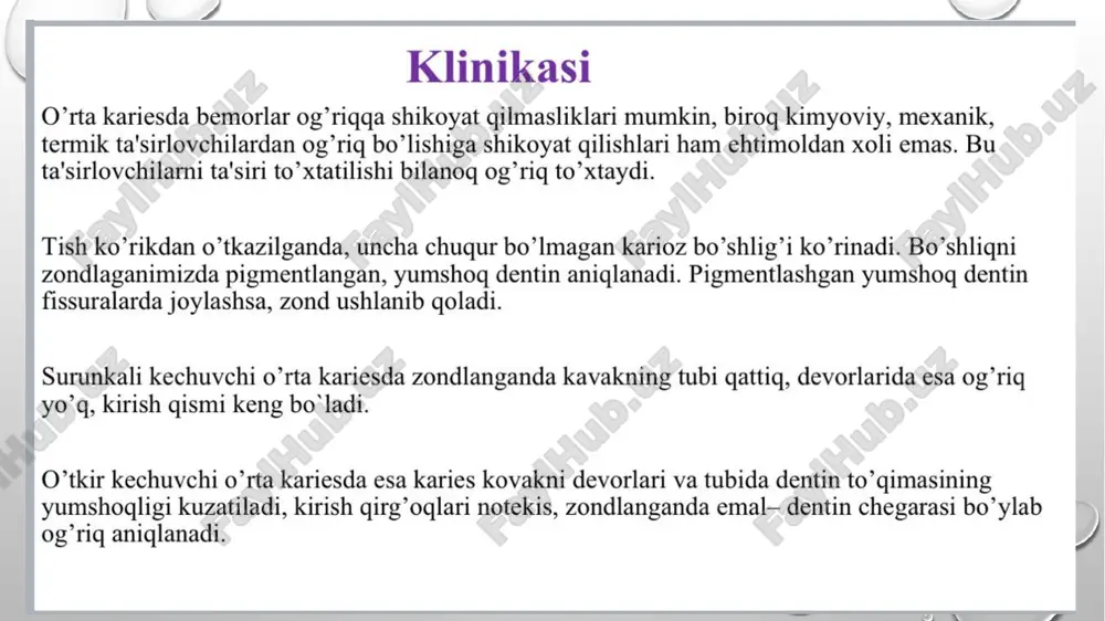 o’rta kariyesni davolash - Page 4