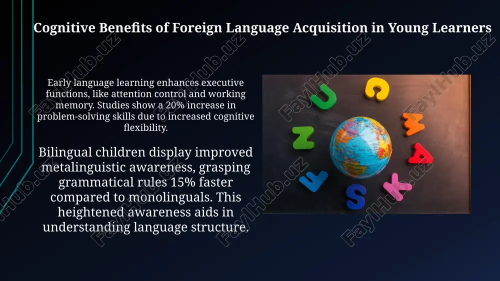 anguage acquisition during key developmental stages. continuous professional development should include annual workshops covering topics like differentiated instruction for diverse learners, accounting for the ‘critical period’ hypothesis for language learning before age 7. technology integration in early language education interactive whiteboards boost engagement by 60% in early language lessons. they provide dynamic displays and collaborative activities enhancing vocabulary acquisition and pronunciation for 3-5 year olds. utilizing apps like 'duolingo abc' introduces phonics through gamification. these apps can improve letter recognition by 45% and are more accessible for personalized learning experiences at ages 5-7. curriculum design and lesson planning thematic units, spanning 2-4 weeks, integrate the foreign language with subjects like math or science, boosting engagement and real-world application using visuals like 3d models. employing 'spiral curriculum' revisits basic vocabulary and grammar every 6-8 weeks, gradually increasing complexity, ensuring retention, and reinforcing concepts with games. conclusion: fostering a lifelong love of …