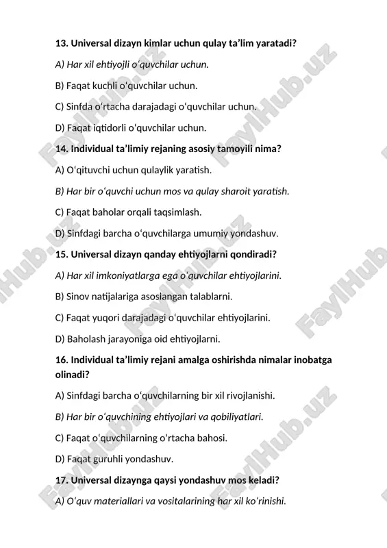 taʼlim unversal dizayni va individual taʼlimiy reja - Page 4