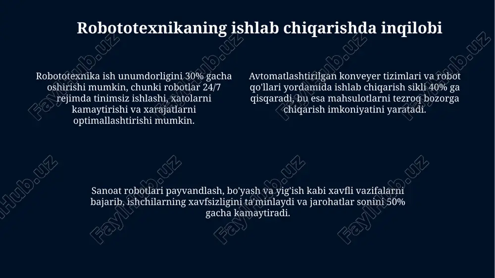 robototexnika inson hayotini qanday o'zgartirmoqda - Page 4