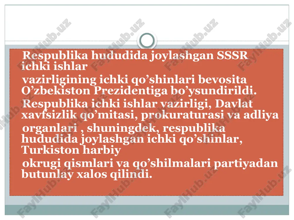o’zbekiston respublikasi mustaqillikning e’lon qilinishi - Page 4