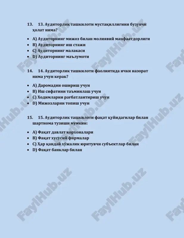 auditorlik tashkilotlarining professional xizmatlari - Page 4