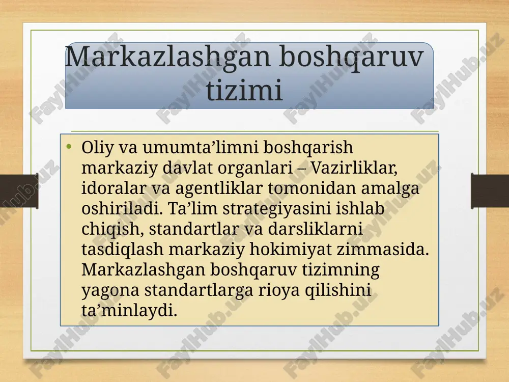 o‘zbekiston respublikasi ta’lim tizimini boshqarishning o‘ziga xos xususiyatlari - Page 4